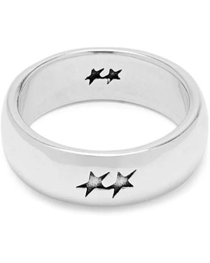 Twojeys Signature Star-Engraved Ring - White