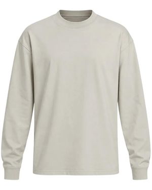 Handvaerk T-Shirt En Coton À Manches Longues - White