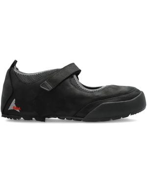ROA Loie Strap Detail Slip-On - Black
