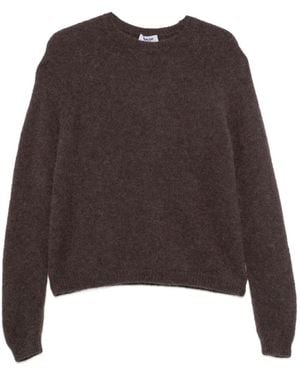 Base London Round-Neck Jumper - Brown