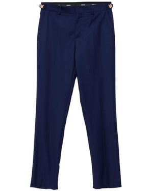 Versace Straight-Leg Trousers - Blue