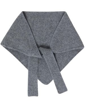 Jacquemus Le Chale Triangular Scarf - Gray