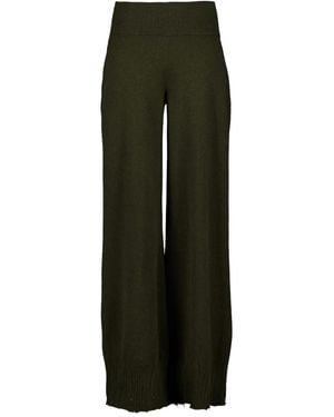 Stella McCartney Virgin Wool Trousers - Green