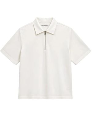 Tombolini Quarter-Zip Polo Shirt - White