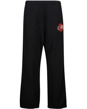 MM6 by Maison Margiela Numbers-Print Track Trousers - Black