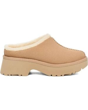 UGG New Heights Cosy Mules - Natural