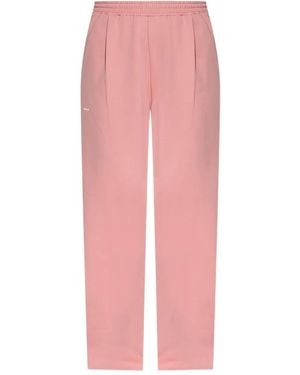 PANGAIA Pleat-Detail Track Trousers - Pink