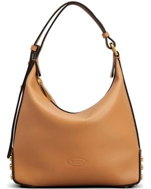 Tod's Neutrals Shoulder Bags - Brown