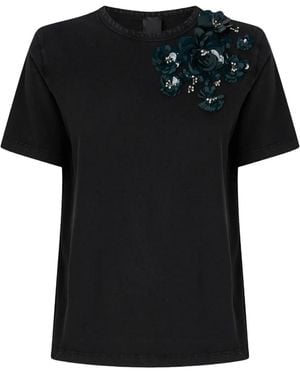 Pinko Cotton T-Shirt - Black