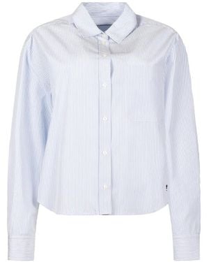 Weekend by Maxmara Striped Cotton Shirt - White
