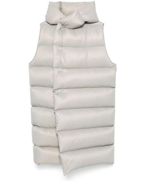 Rick Owens Hooded Liner Coat - White
