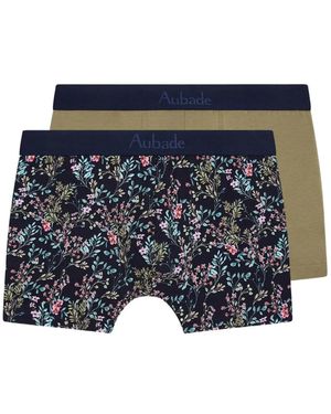 Aubade Floral-Print Trunks (Set Of Two) - Blue