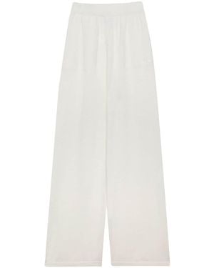 MSGM Wide-Leg Pants - White