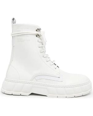 Viron Combat Boots - White