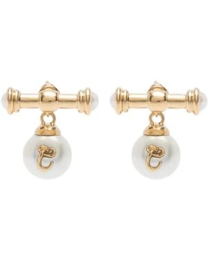 Chloé Oorbellen Met Parel - Metallic