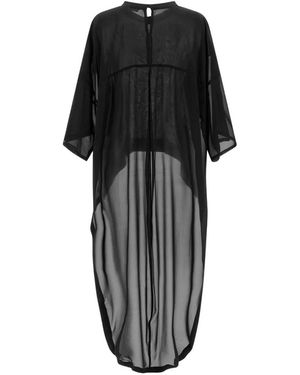 DI.LA3 PARI' Coda Asymmetric T-Shirt - Black