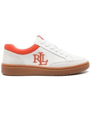 Ralph Lauren Sneakers Goffrate - Bianco