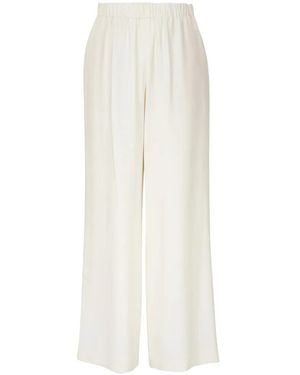 Lafayette 148 New York Elasticated-Waistband Trousers - White