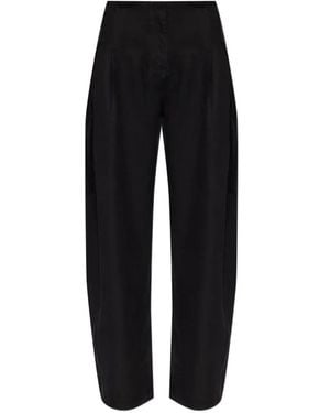 IRO Pleated-Detail Wide-Leg Pants - Black