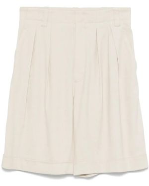 Lorena Antoniazzi Pleated Shorts - Natural