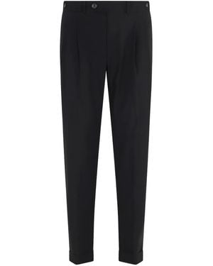 Rrd Pleated Trousers - Black