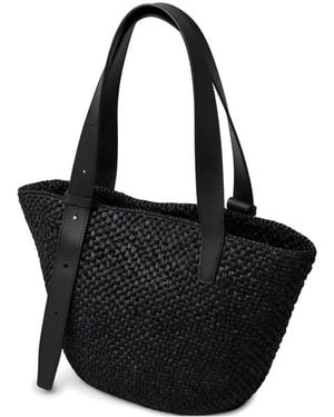LIE STUDIO Borsa Tote The Bianca Piccola - Nero