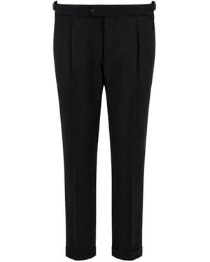 Franzese Collection Stefano De Martino Tailoredd Trousers - Black