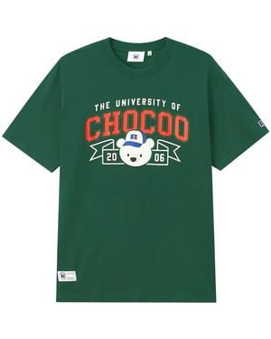 Chocoolate Graphic-Print T-Shirt - Green