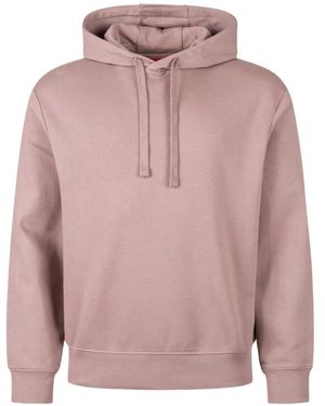 HUGO Logo-Detail Hoodie - Pink