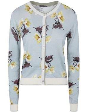 In bed with You Floral Cardigan - Blue