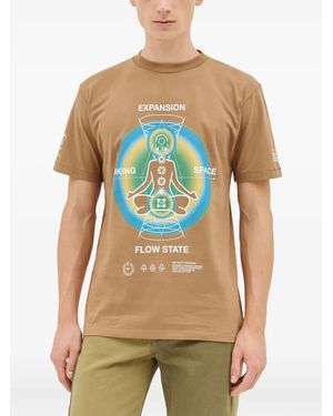 Space Available Making Space Graphic-Print Crew-Neck T-Shirt - Blue