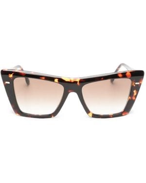 Carrera Tortoiseshell-Effect Cat-Eye Sunglasses - Brown