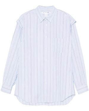 Comme des Garçons Striped Shirt - White