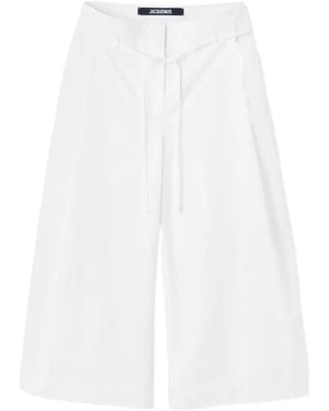 Jacquemus The Marin Long Lightweight Shorts - White