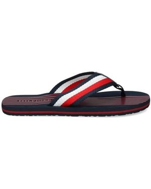 Tommy Hilfiger Infradito Signature Tape - Bianco