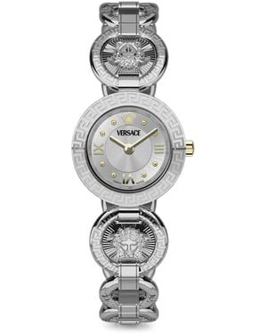 Versace Greca Medusa 28Mm Watch - White
