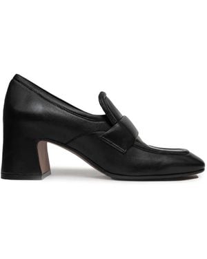 Mara Bini Perla Block-Heel Pumps - Black