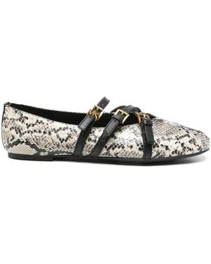 MICHAEL Michael Kors Ballerinas aus Leder - Schwarz