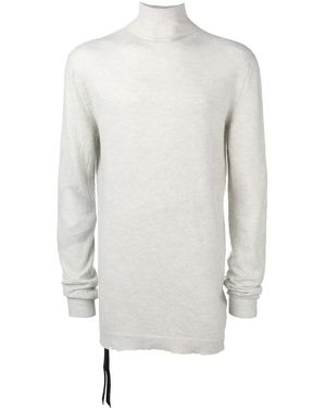 Unravel Project Jersey oversize en cashmere - Gris