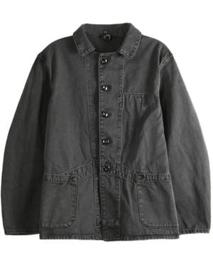 TAIGA TAKAHASHI Lot.329 Collared Jacket - Black