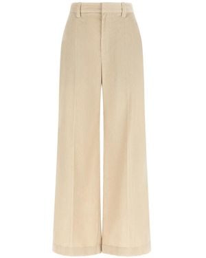 Brunello Cucinelli Monile Corduroy Trousers - White