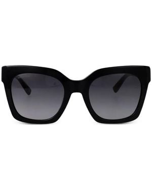 DSquared² Logo Square-Frame Sunglasses - Black