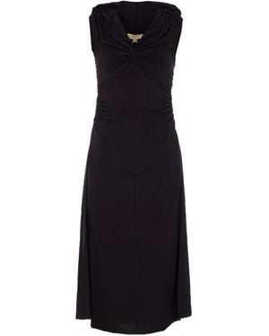 MICHAEL Michael Kors Kleid mit Raffungen - Schwarz