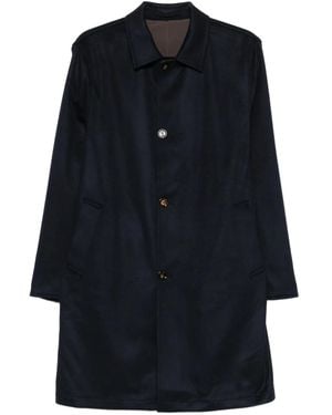 KIRED Button-Fastening Coat - Blue