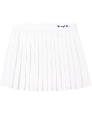 Sporty & Rich Anae Mini Skirt - White