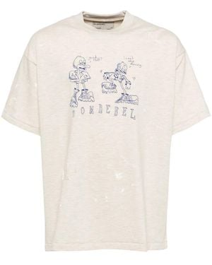 DOMREBEL Dancing T-Shirt - White