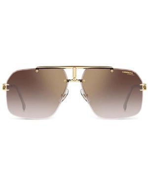 Carrera Sonnenbrille Mit Geometrischem Gestell - Mettallic