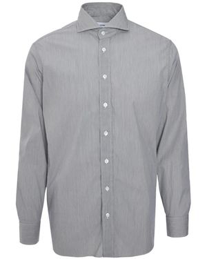 Lardini Long-Sleeve Shirt - Grey