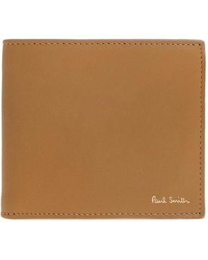 Paul Smith シグネチャーストライプ 財布 - ブラウン