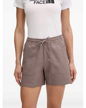 Columbia Shorts Roc Con Cordones Y Bolsillo De Parche - Marrón